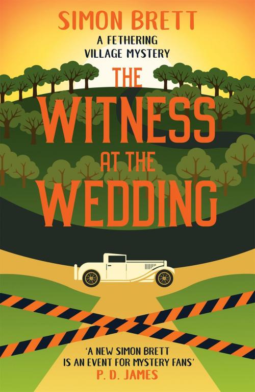 Cover of the book The Witness at the Wedding by Simon Brett, Canongate Books