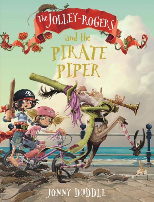 Cover of the book The Jolley-Rogers and the Pirate Piper by Jonny Duddle, Templar