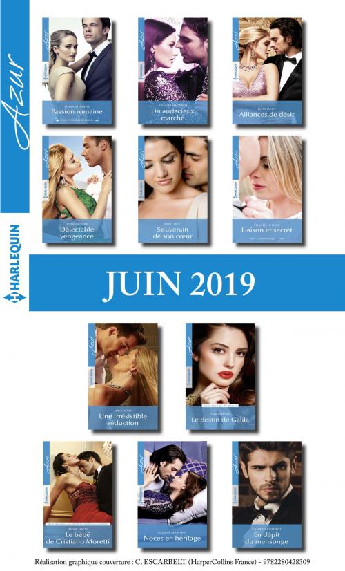 Cover of the book 11 romans Azur + 1 gratuit (n°4092 à 4102 - Juin 2019) by Collectif, Harlequin