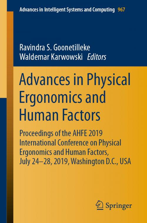 Cover of the book Advances in Physical Ergonomics and Human Factors by , Springer International Publishing