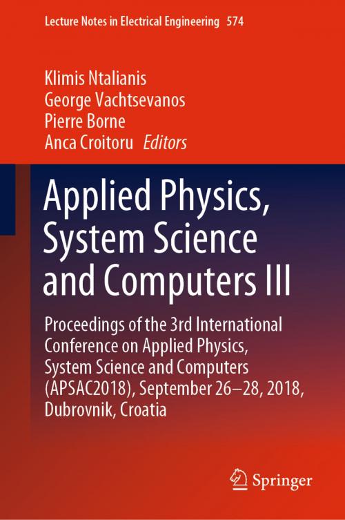 Cover of the book Applied Physics, System Science and Computers III by , Springer International Publishing