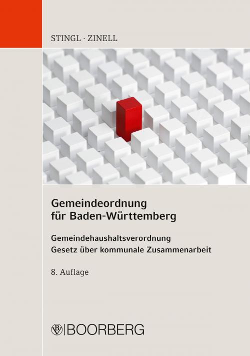 Cover of the book Gemeindeordnung für Baden-Württemberg by Johannes Stingl, Herbert O. Zinell, Richard Boorberg Verlag