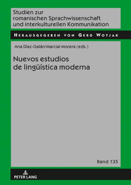 Cover of the book Nuevos estudios de lingueística moderna by , Peter Lang