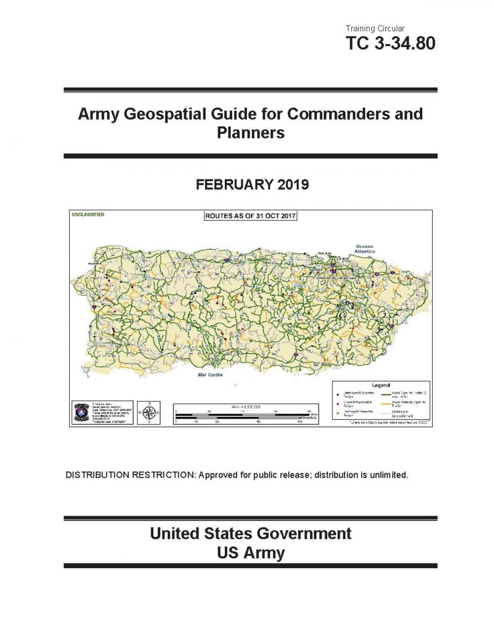 Big bigCover of Training Circular TC 3-34.80 Army Geospatial Guide for Commanders and Planners February 2019