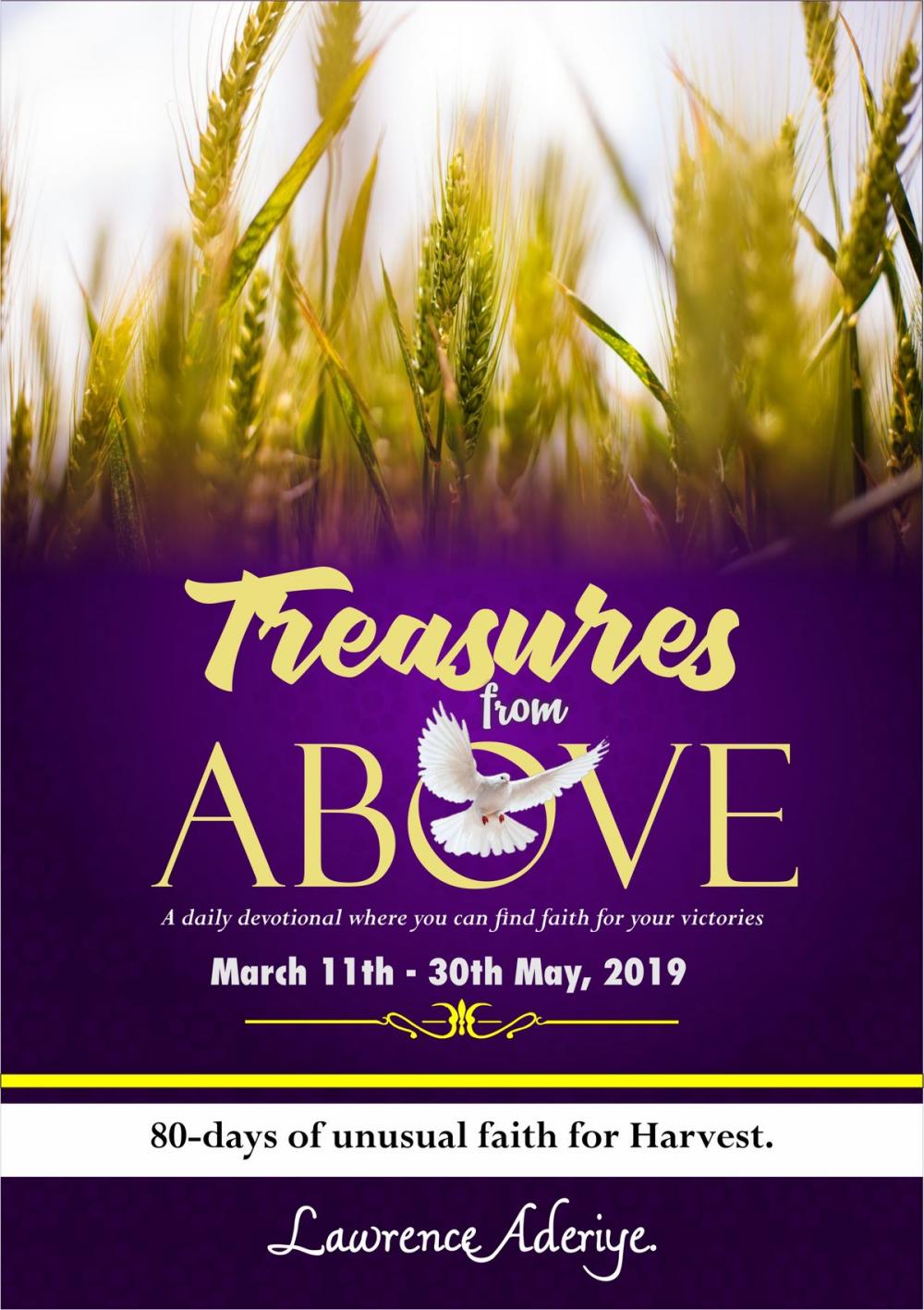 Big bigCover of TREASURES FROM ABOVE (MARCH-MAY 2019)