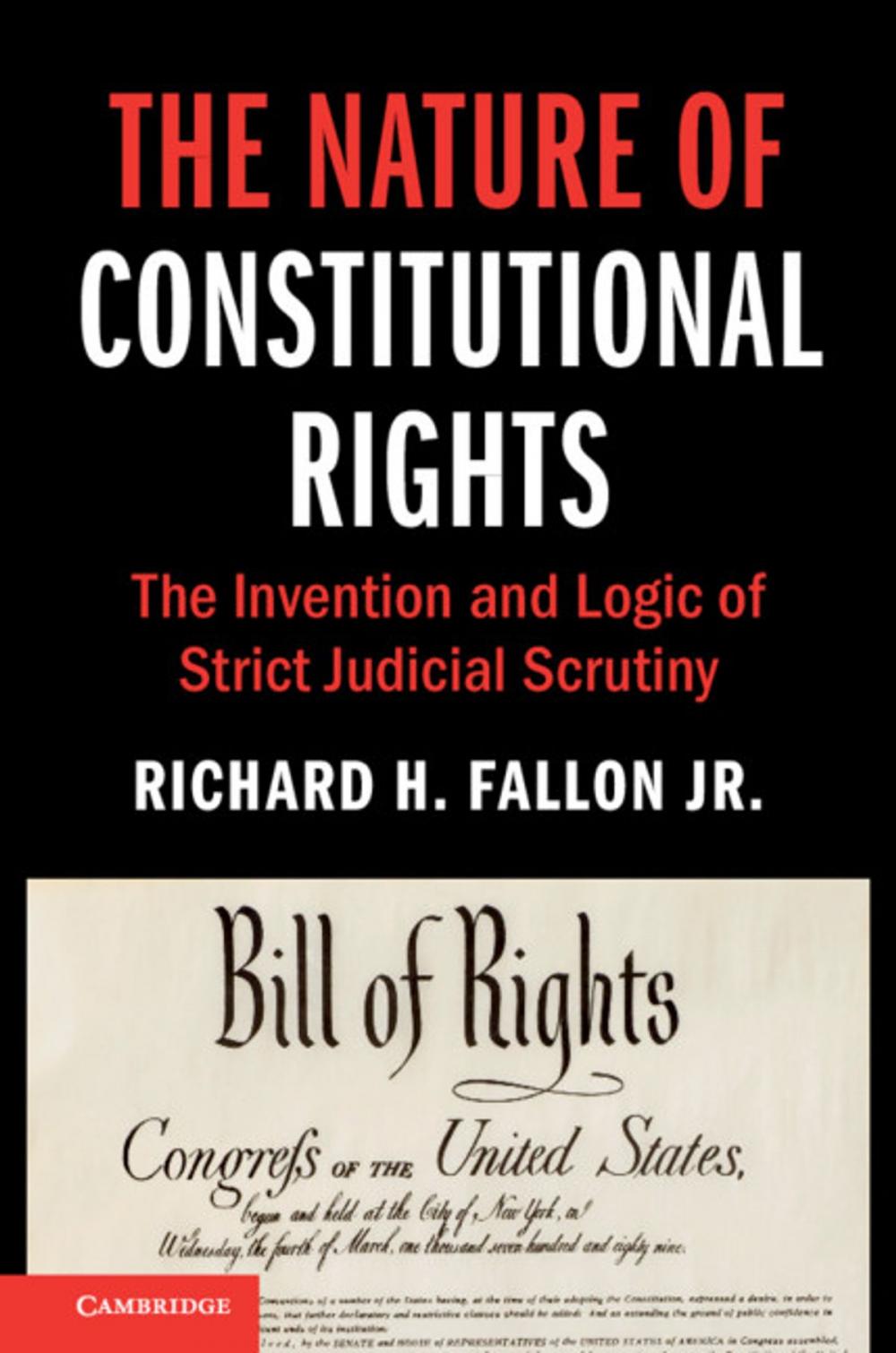 Big bigCover of The Nature of Constitutional Rights