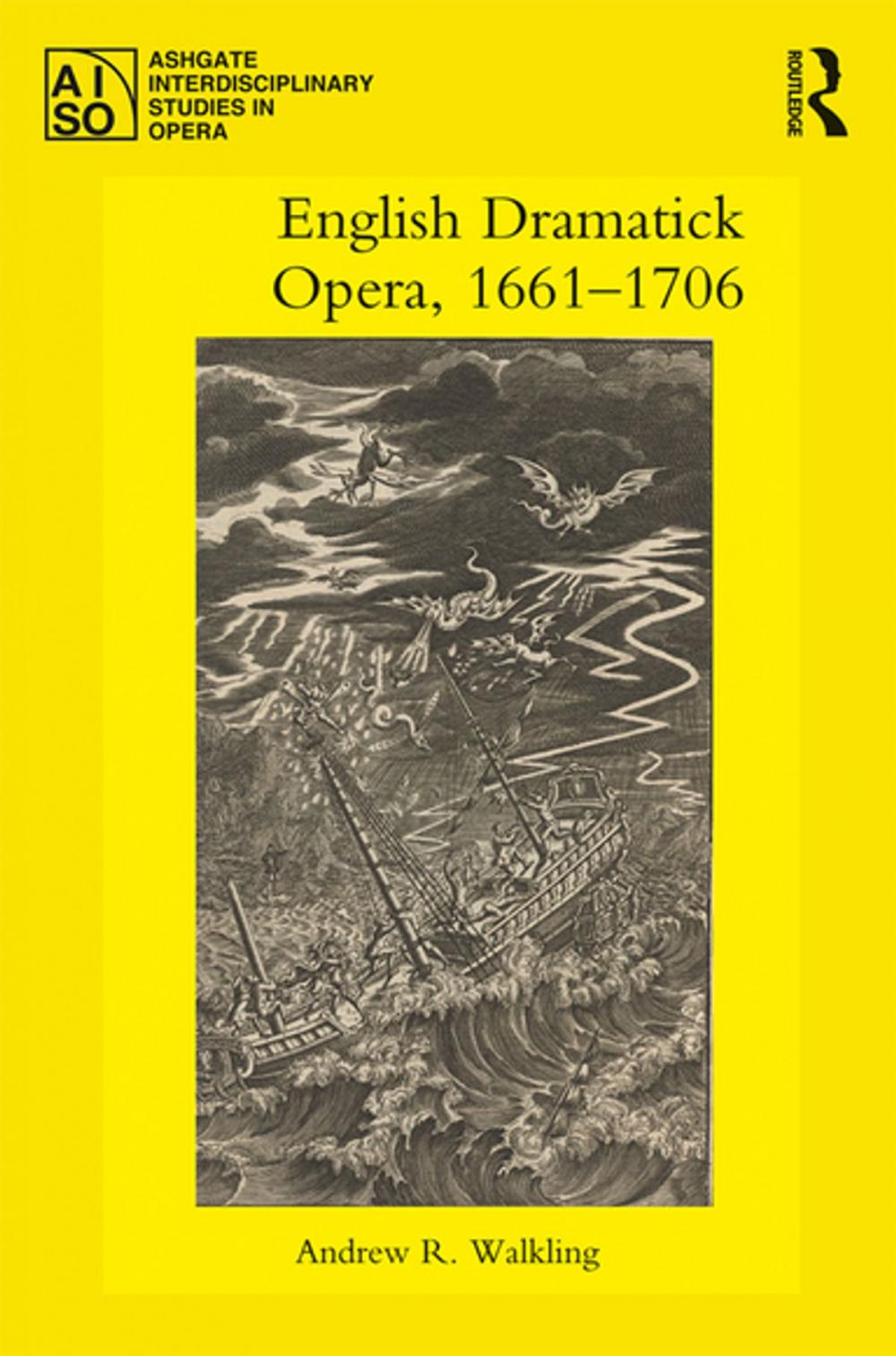 Big bigCover of English Dramatick Opera, 1661–1706
