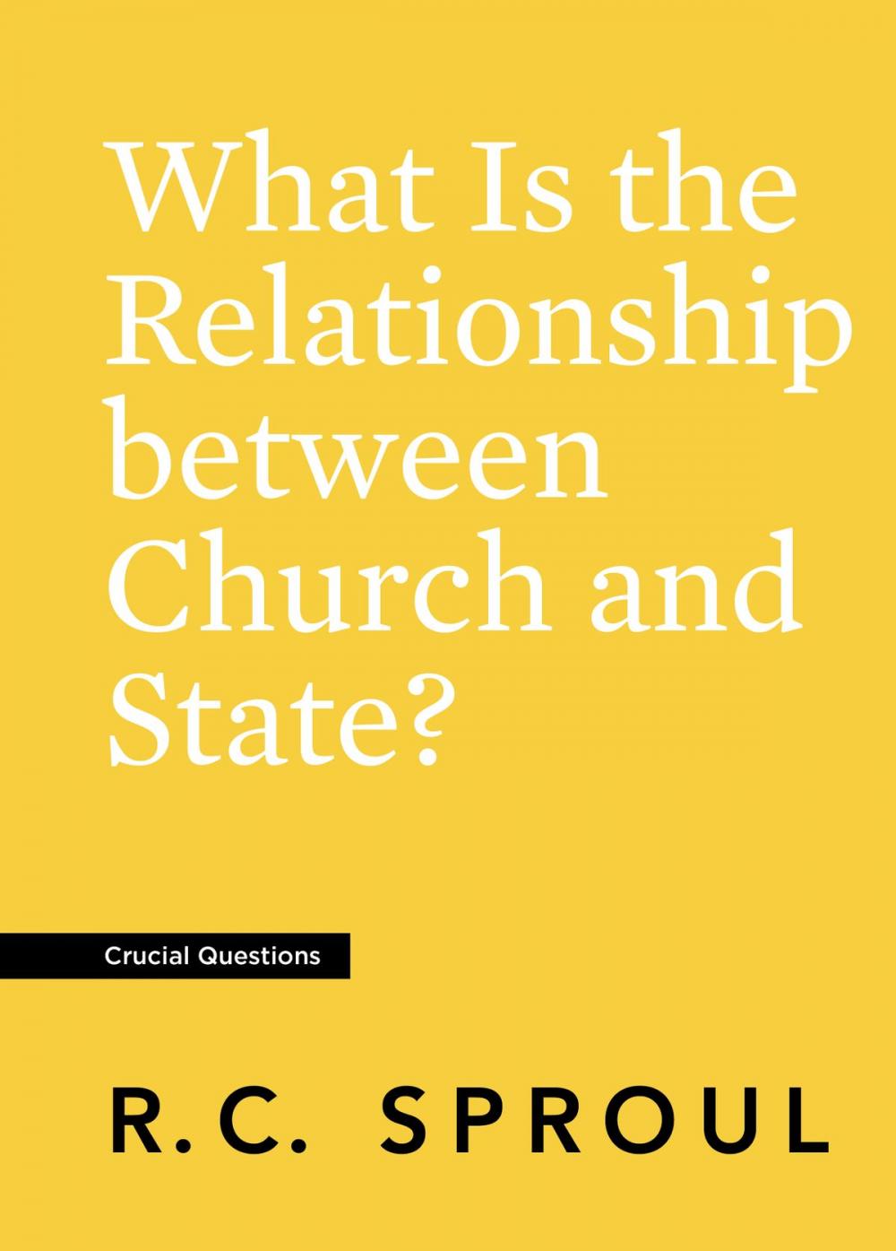 Big bigCover of What Is the Relationship between Church and State?