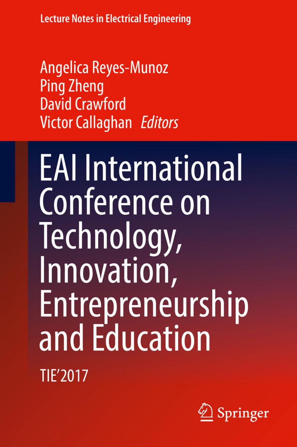 Big bigCover of EAI International Conference on Technology, Innovation, Entrepreneurship and Education