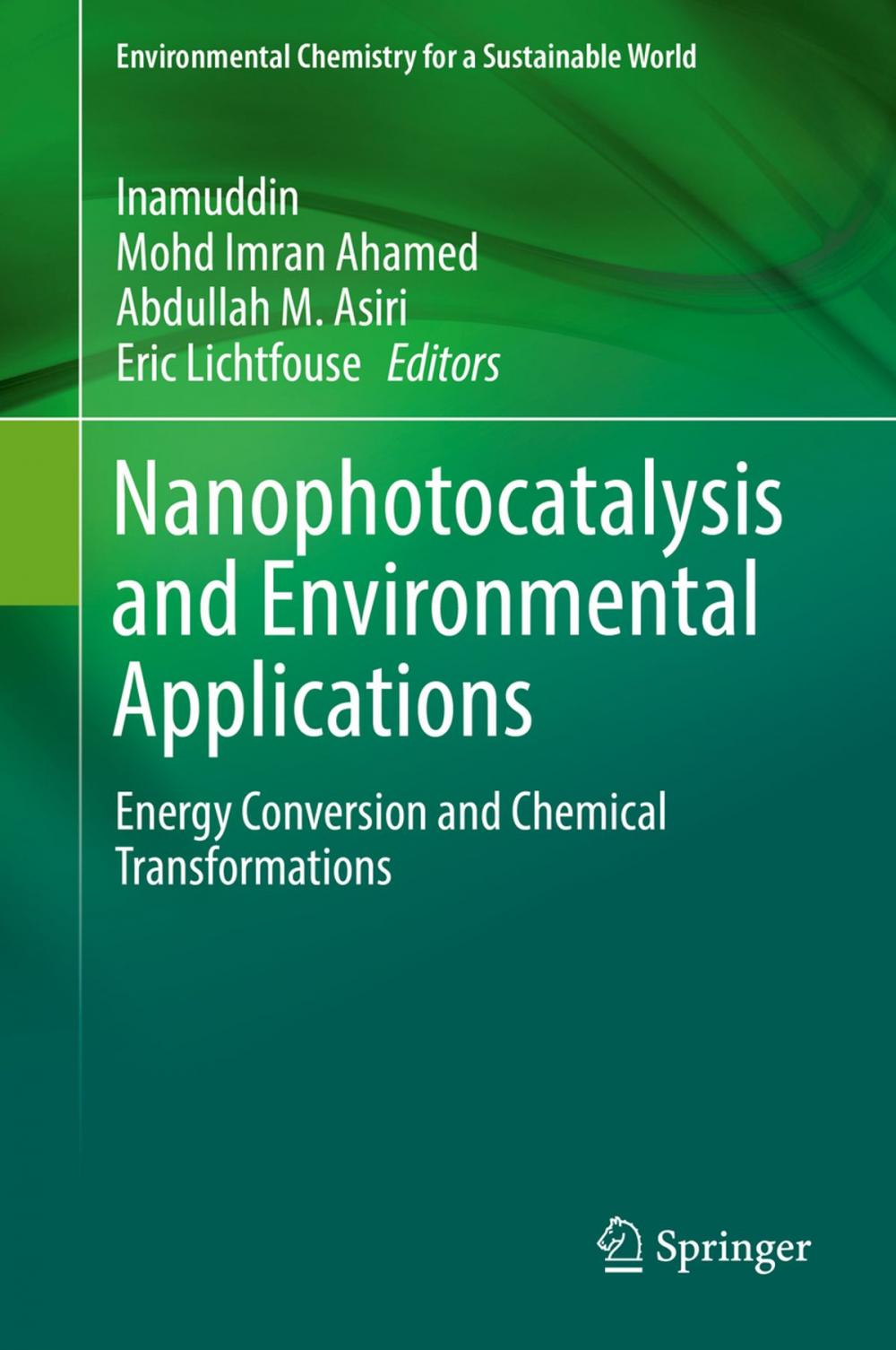 Big bigCover of Nanophotocatalysis and Environmental Applications