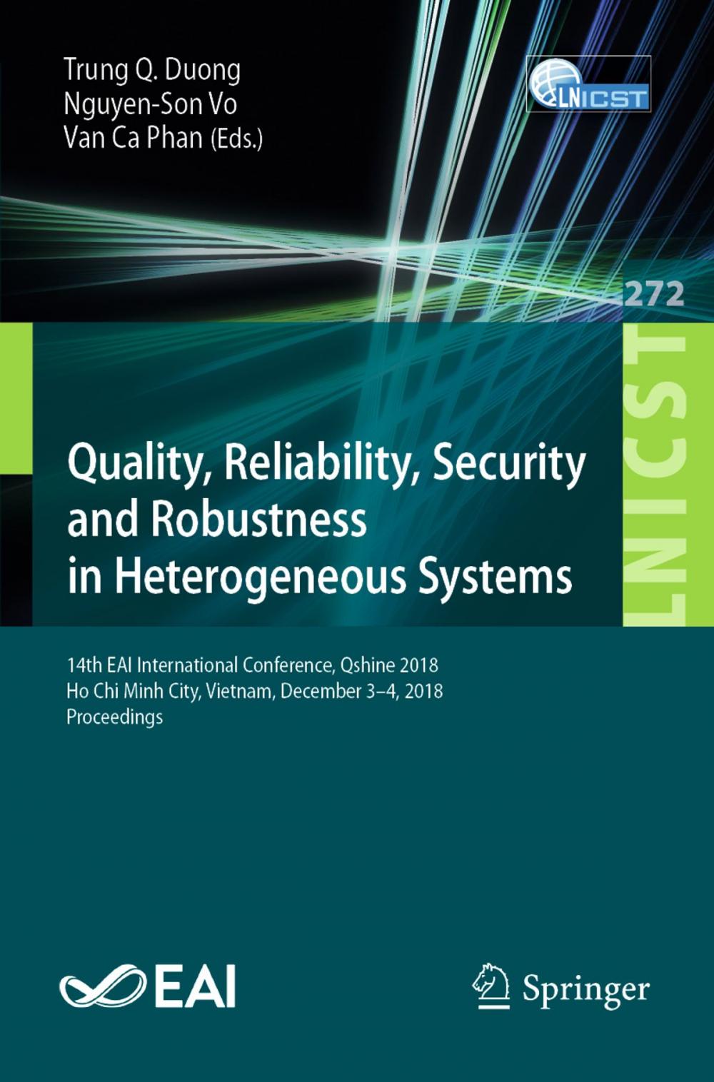 Big bigCover of Quality, Reliability, Security and Robustness in Heterogeneous Systems