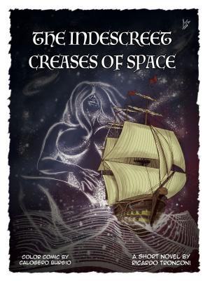 Cover of the book The indescreet creases of space - colored comic and short novel by Ricardo Tronconi