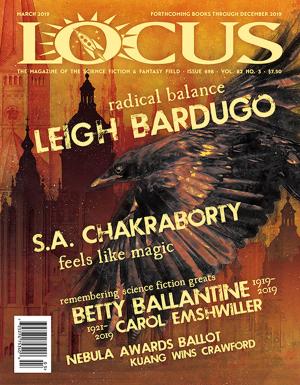 Cover of Locus Magazine, Issue #698, March 2019