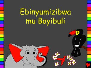 Book cover of Ebinyumizibwa mu Bayibuli