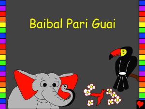 Book cover of Baibal Pari Guai