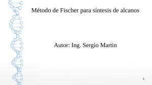 Book cover of Método de Fischer para la síntesis de alcanos
