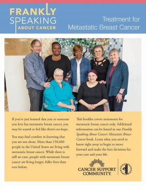 Book cover of Frankly Speaking About Cancer: Treatment for Metastatic Breast Cancer