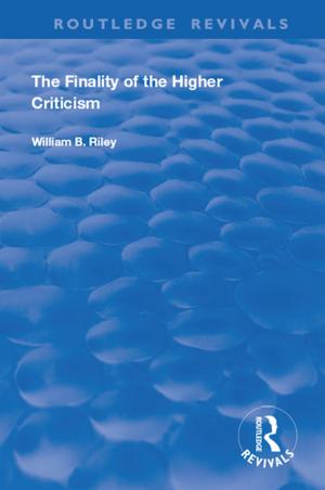 Book cover of The Finality of the Higher Criticism