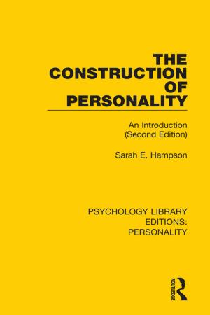 Book cover of The Construction of Personality