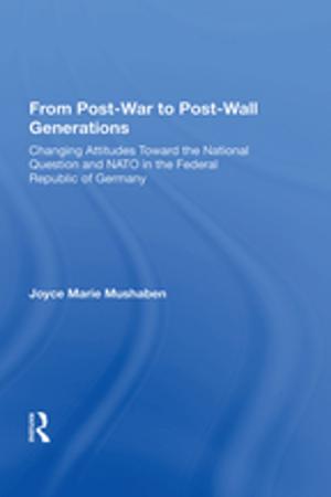 Cover of the book From Post-war To Post-wall Generations by Edward Schwartzman