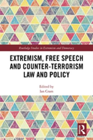 Cover of the book Extremism, Free Speech and Counter-Terrorism Law and Policy by Joseph D. Lichtenberg
