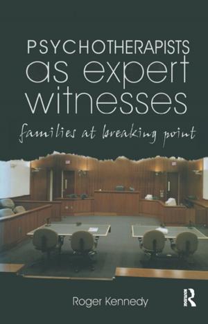 Book cover of Psychotherapists as Expert Witnesses