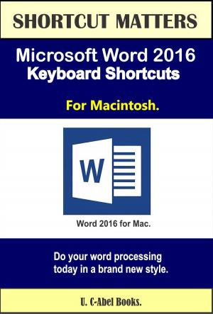 Cover of Microsoft Word 2016 Keyboard Shortcuts For Macintosh
