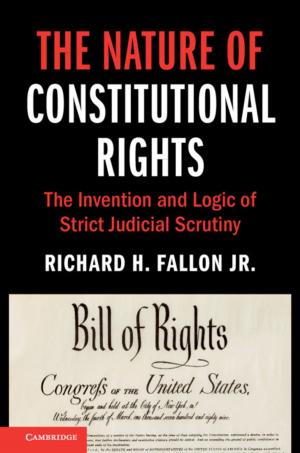 Book cover of The Nature of Constitutional Rights