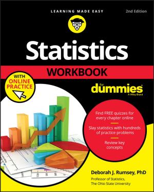 Cover of the book Statistics Workbook For Dummies with Online Practice by Thierry Ciblac, Jean-Claude Morel