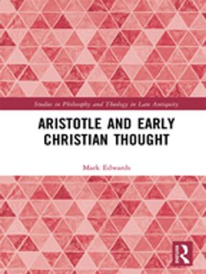 Book cover of Aristotle and Early Christian Thought