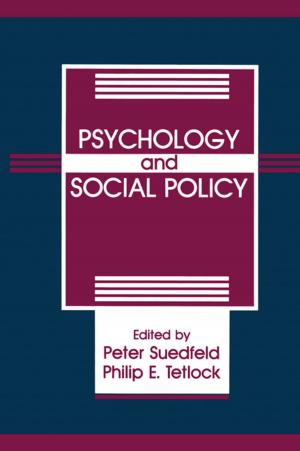 Cover of the book Psychology And Social Policy by John Eyles, Kevin J. Woods