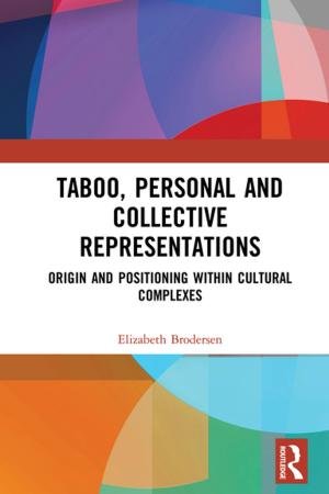Cover of the book Taboo, Personal and Collective Representations by Margrit Shildrick