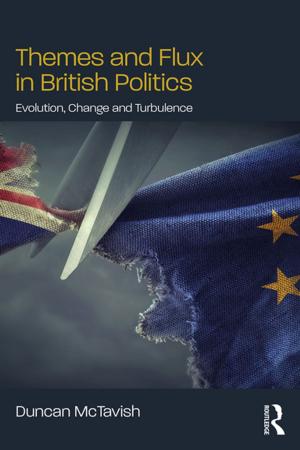 Cover of the book Themes and Flux in British Politics by Jerome Bachelard