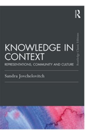 Cover of the book Knowledge in Context by Cheryl S. McWatters, Jerold L. Zimmerman