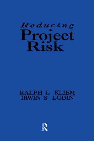 Cover of the book Reducing Project Risk by Ray C. Rist