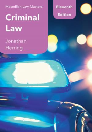 Cover of the book Criminal Law by Jonathan Charteris-Black