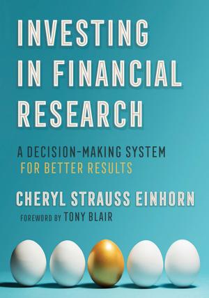 Cover of the book Investing in Financial Research by Peter Uwe Hohendahl