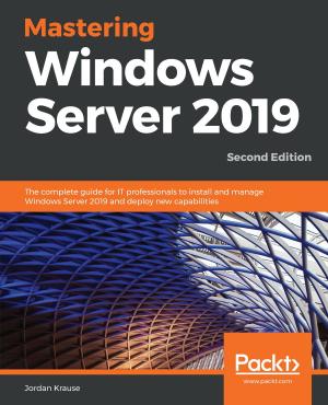 Book cover of Mastering Windows Server 2019
