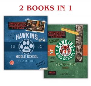 Cover of the book Hawkins Middle School Yearbook/Hawkins High School Yearbook (Stranger Things) by John Burnside