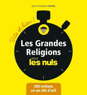 Cover of the book Les grandes religions pour les Nuls - Vite et bien by Pierre ROUSSELIN