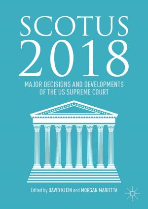 Cover of the book SCOTUS 2018 by Juan M. Martín-Sánchez, José Rodellar