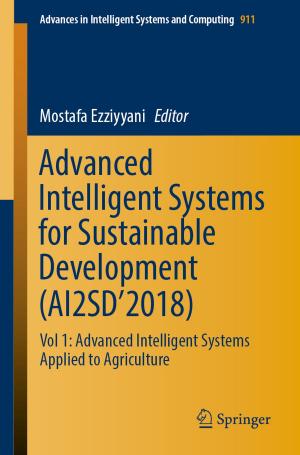 Cover of the book Advanced Intelligent Systems for Sustainable Development (AI2SD’2018) by Ahmed Al-Salem