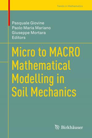 Cover of Micro to MACRO Mathematical Modelling in Soil Mechanics