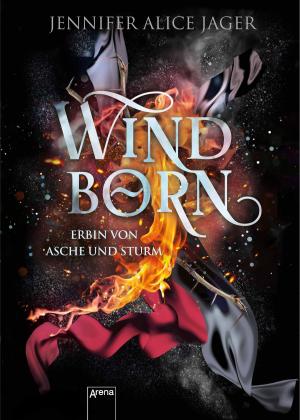 Book cover of Windborn. Erbin von Asche und Sturm