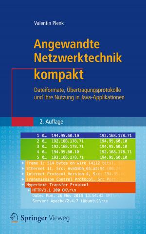 Cover of the book Angewandte Netzwerktechnik kompakt by Manfred Hahn, Rafael D. Jarzabek