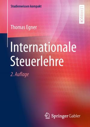 Cover of the book Internationale Steuerlehre by Elke Döring-Seipel, Ernst-Dieter Lantermann