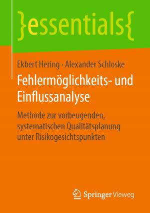 Cover of the book Fehlermöglichkeits- und Einflussanalyse by Kay Poggensee