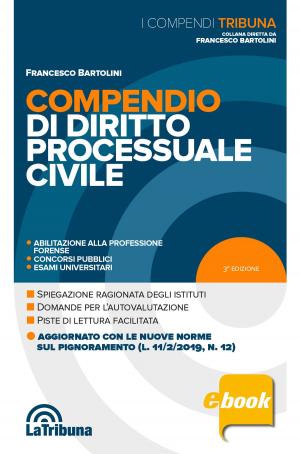 Cover of the book Compendio di diritto processuale civile by Francesco Bartolini, Luigi Alibrandi, Piermaria Corso