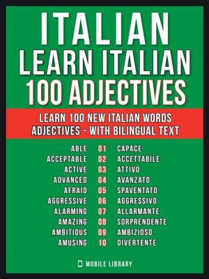 Cover of Italian - Learn Italian - 100 Adjectives