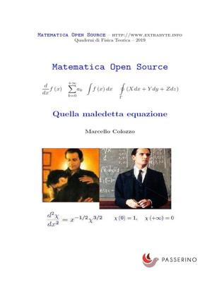 Cover of the book Quella maledetta equazione by Anna Maria Mozzoni